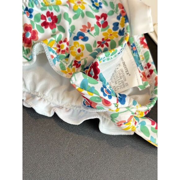 ZARA Floral Swim Diaper Cover Girl Size 12-24 months New with tag UPF 50+ - Picture 8 of 8